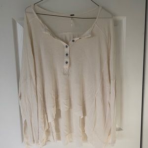 Free People waffle tunic